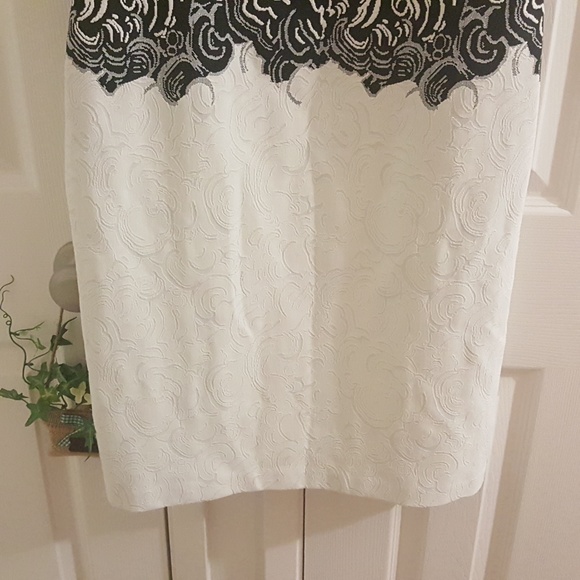 Joseph Ribkoff Black White Sleeveless Dress - Picture 3 of 8